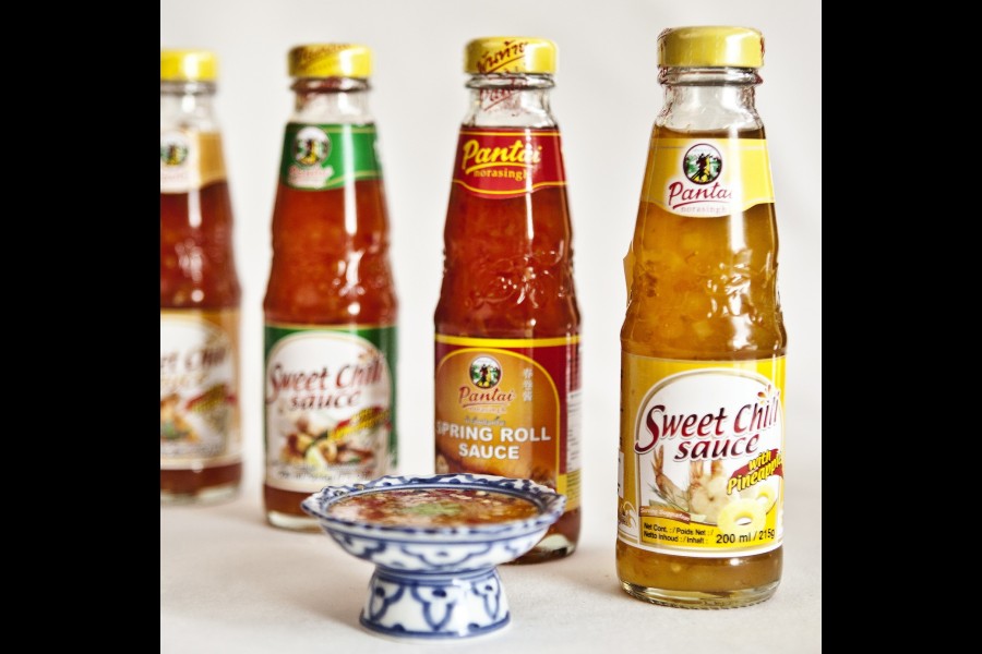 Sweet sour chili sauce med ananas