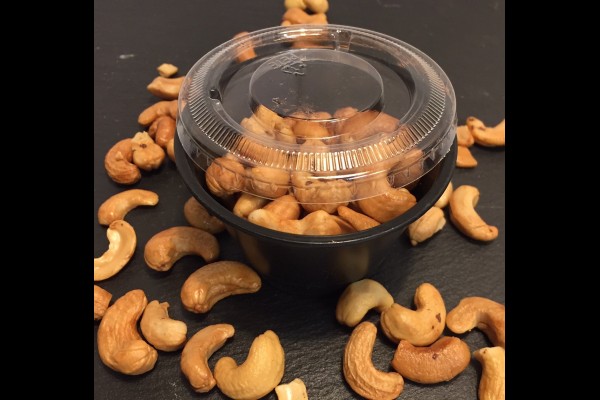 Cashewnødder - ristede, let salte, stort bæger